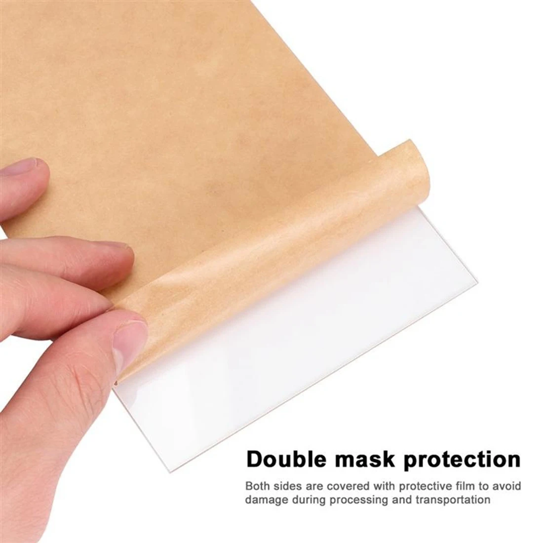 

AA94-20Pc Acrylic Transparent Clear Plastic Sheet Acrylic Board Polymethyl Methacrylate For Craft Project Picture Frame