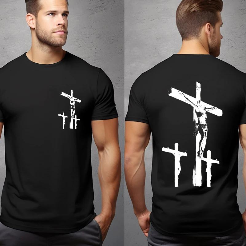 

Мужская футболка, винтажная одежда с короткими рукавами, топы с графическим рисунком Иисуса Христа, футболки с христианской религиозной веррой, уличная одежда в стиле Харадзюку в стиле хип-хоп