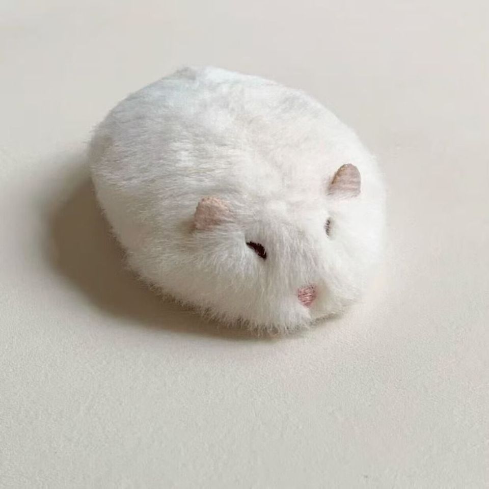 Hamster Keychain Hamster Shape Soft Furry Texture Hamster Bag Charm Backpack Decoration Handbag Accessories Animal Keychain