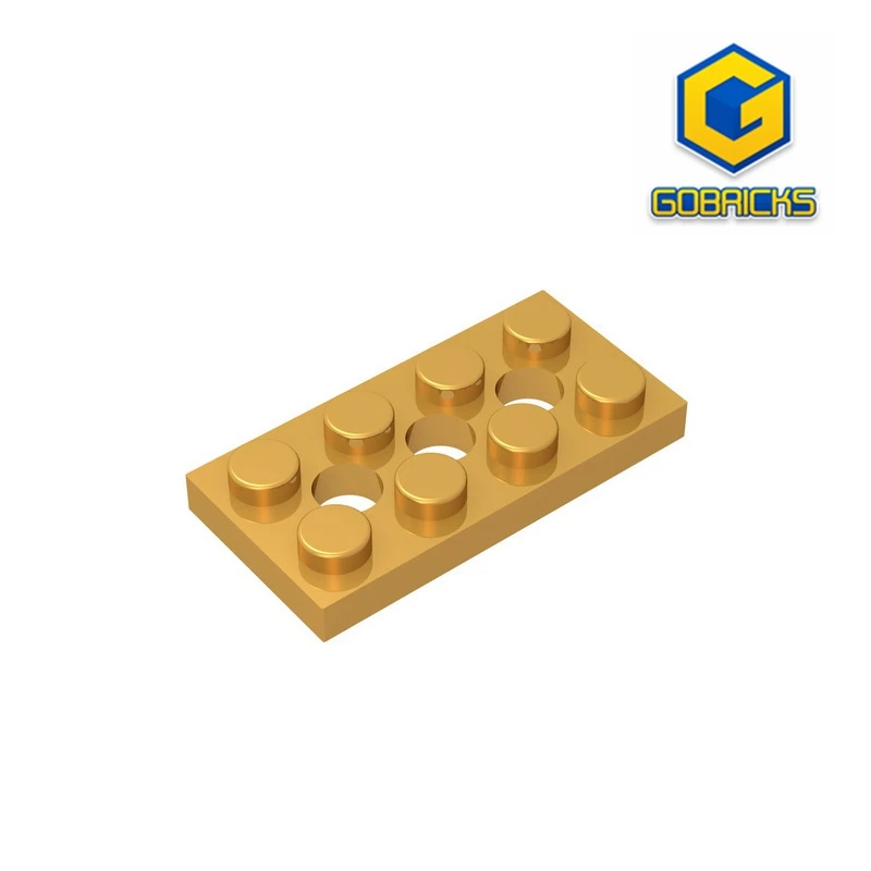 Piastra di GDS-697 Gobricks 2X4 3X 4.9 compatibile con lego 3709 giocattoli per bambini assemblaggi blocchi tecnici