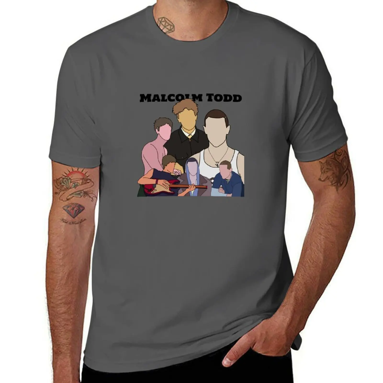 

Malcolm Todd (Different Eras) T-Shirt t shirt man cotton t shirts with prints T-Shirt