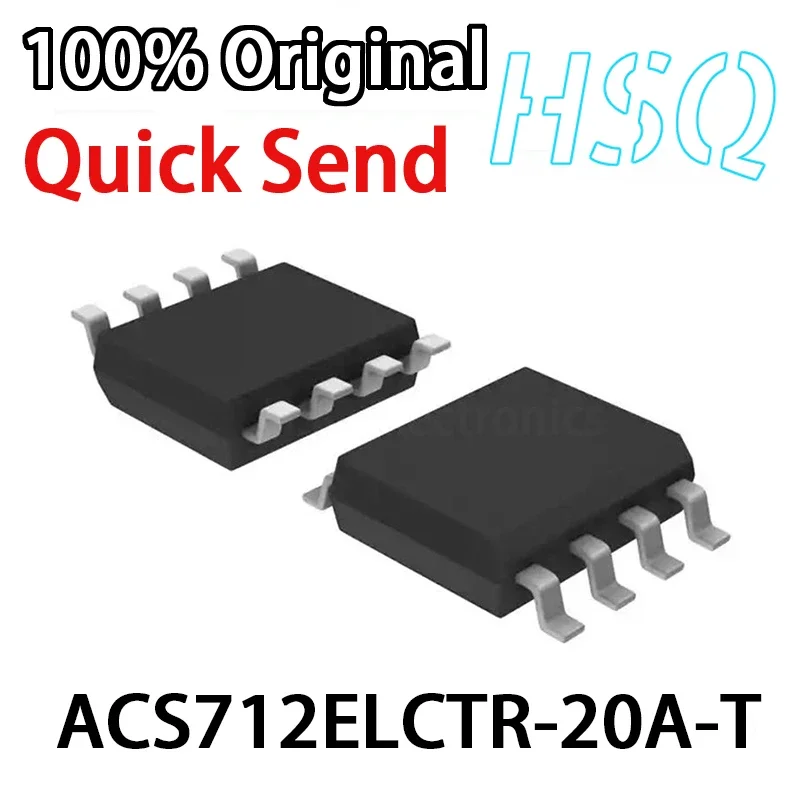 ACS712ELCTR-20A-T ACS712T Current Sensor Voltage Isolation New Original