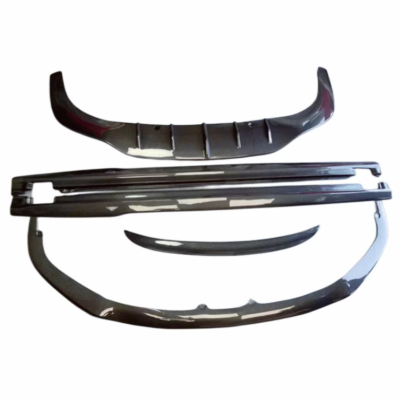 

Для Bentley Continental GT W12 стиль переднего бампера из углеродного волокна край боковые юбки задний диффузор задний спойлер комплект кузова