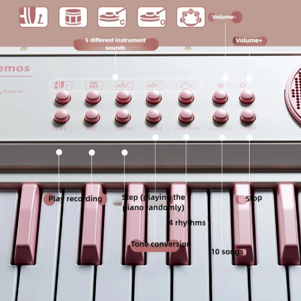 Elektrisches Klavier mit 37 Ta – Song With Musical Instrument Bewertung und Preis