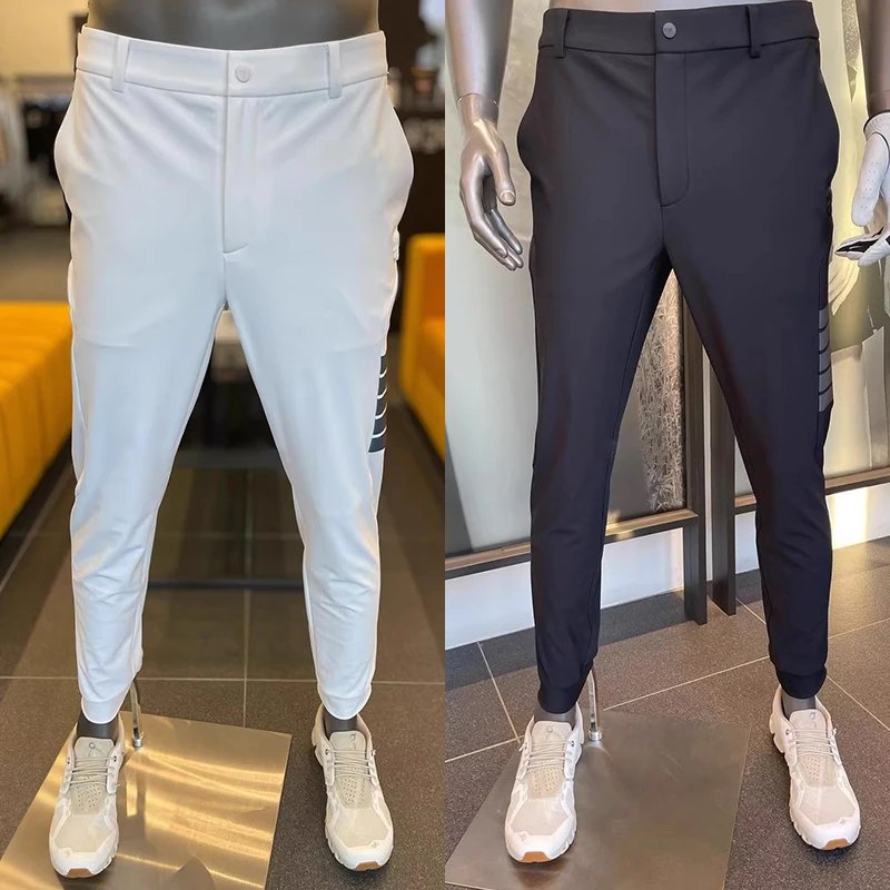 Golf Pants Spring/summer Men's New Outdoor Leisure Sports Pants, Fashionable And Simple Style Show Off Skinny Leg Tights