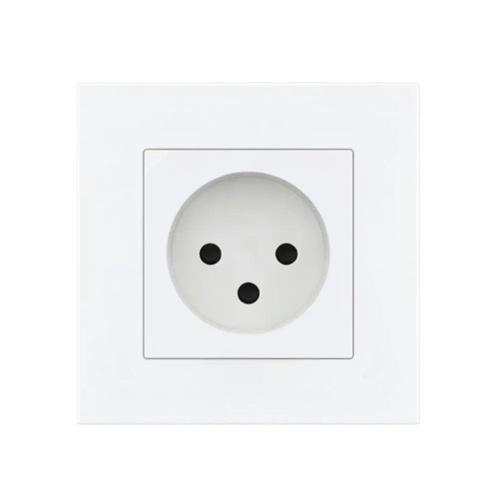 Efficient French Standard Wall Socket With USB Charging 16A 3300W Safe Electrical Outlet Panel For International Travelers
