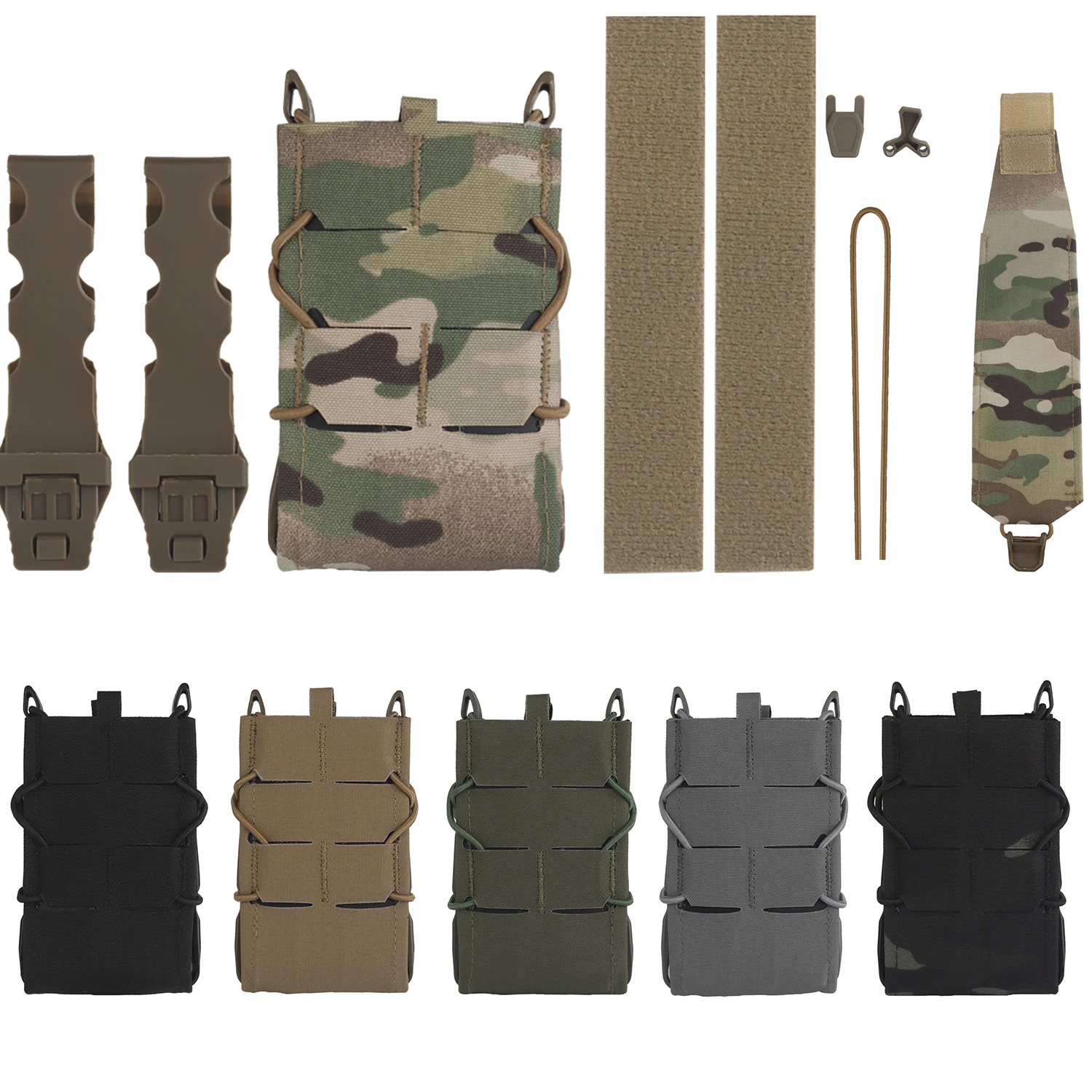 Porta cargadores MOLLE bolsa táctica V2 para revistas recarga rápida - imagen 5