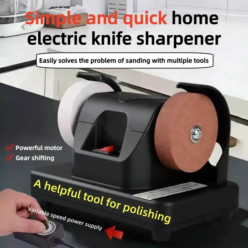 Electric Knife Grinding Machine Multi-functional Grinding Wheel Machine Fully Automatic Household Polishing and Grinding Tool