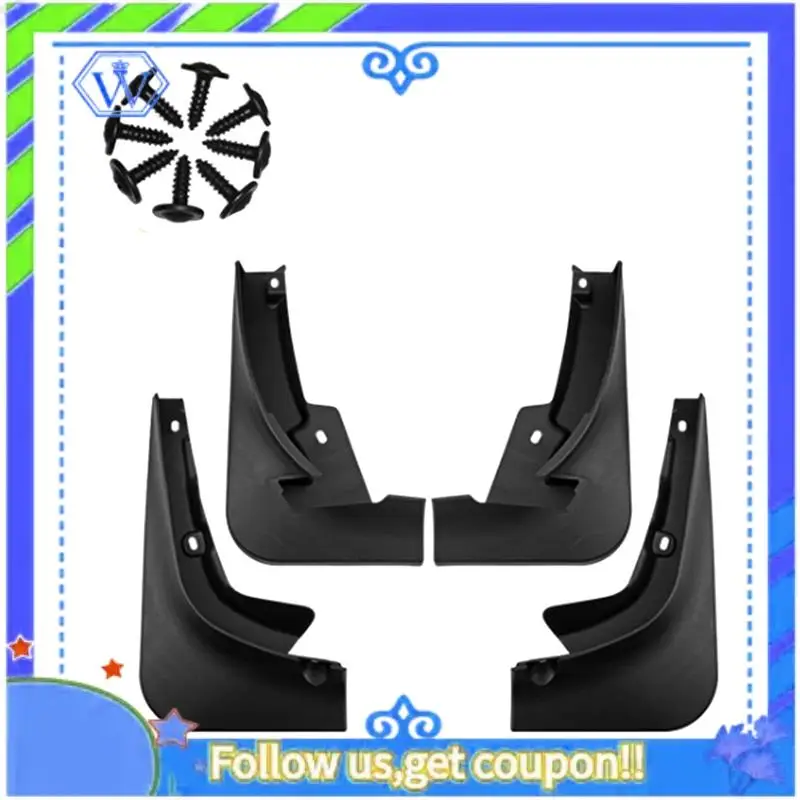 

M46K-Car Mudguards Mud Flap Flaps Splash Guards Fender Protector Cover Trim For Great Wall Haval Dargo 2021+ With Pedal Easy Ins