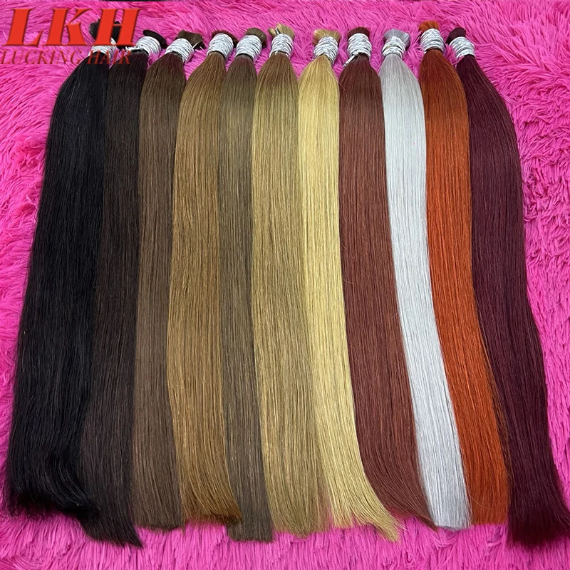 613 Piano Color Human Hair Bulk For Braiding No Weft Human Hair Extensions Cheveux Naturel Vietnamita Honey Blonde Humain Hair