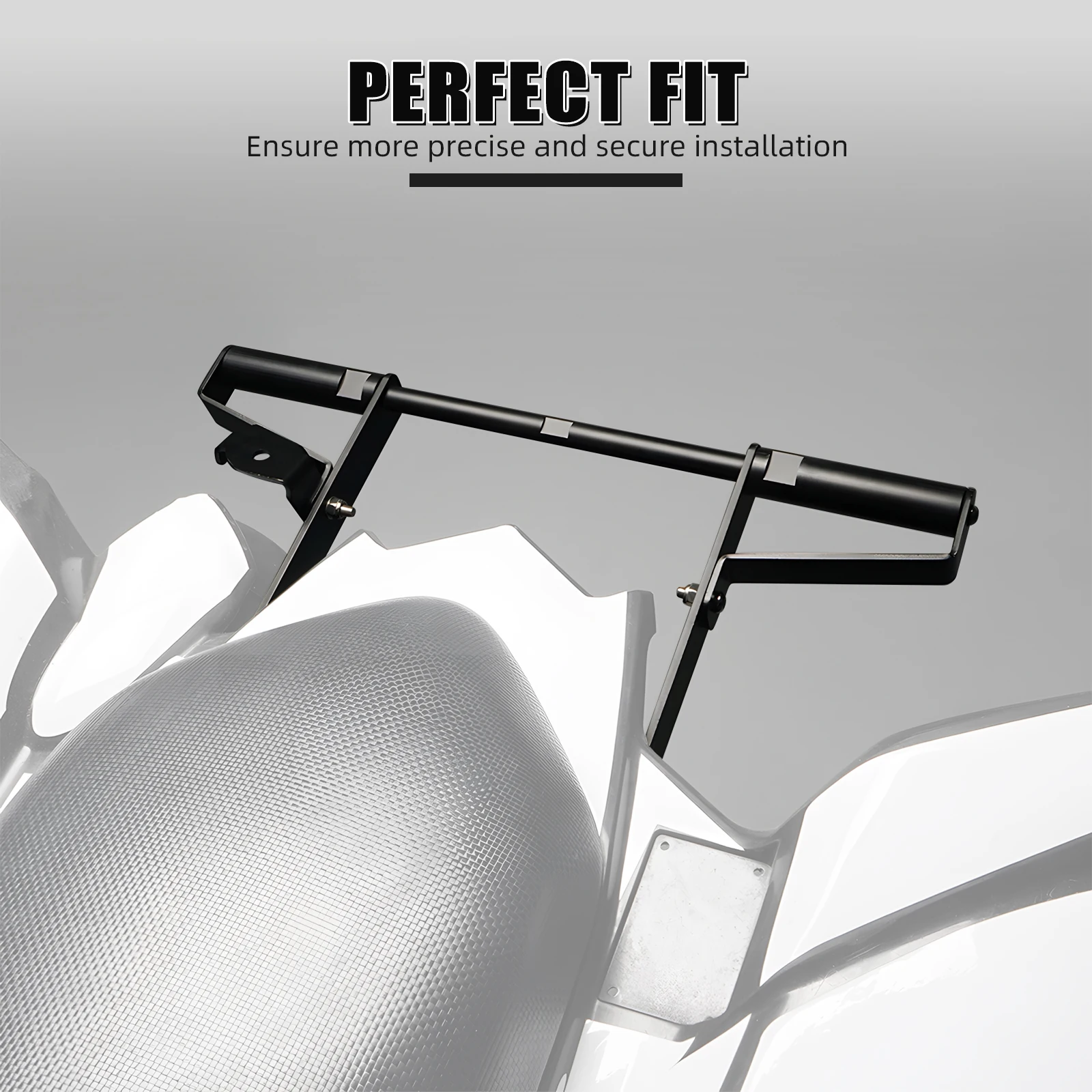 NICECNC For Yamaha Raptor 700 2006-2024 Rear Grab Bar Luggage Storage Rack Handle Aluminum Stainless Steel ATV Accessories