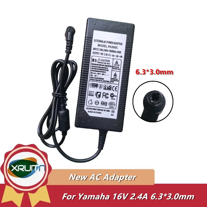 

New PA-300C 16V 2.4A AC Adapter Charger For YAMAHA PSR-S550 PSR-S650 PSR-S670 PSR-S770 PSR-S970 PSR-S775 Piano Power Supply