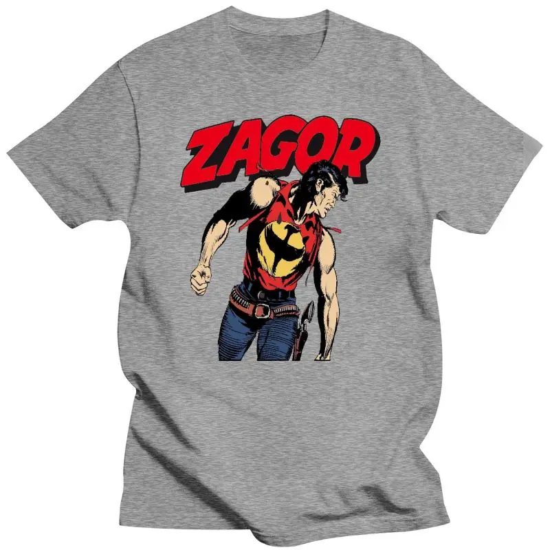 New Bailey Geddes Zagor Fumetti T-Shirt Retro Western Italian Comic TShirt Cartoons Comics Tv Tees Harajuku Streetwear