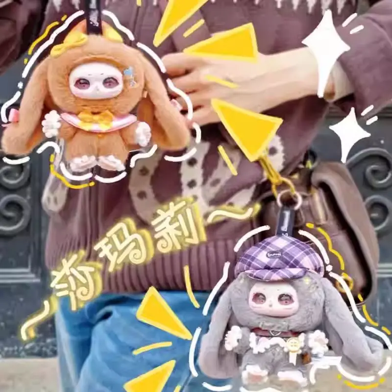 

Samael V2 Dream Of Paradise Series, мультяшная слепая коробка, милая плюшевая кукла с большими ушками, виниловая подвеска для лица, настольное украшение, загадочный подарок