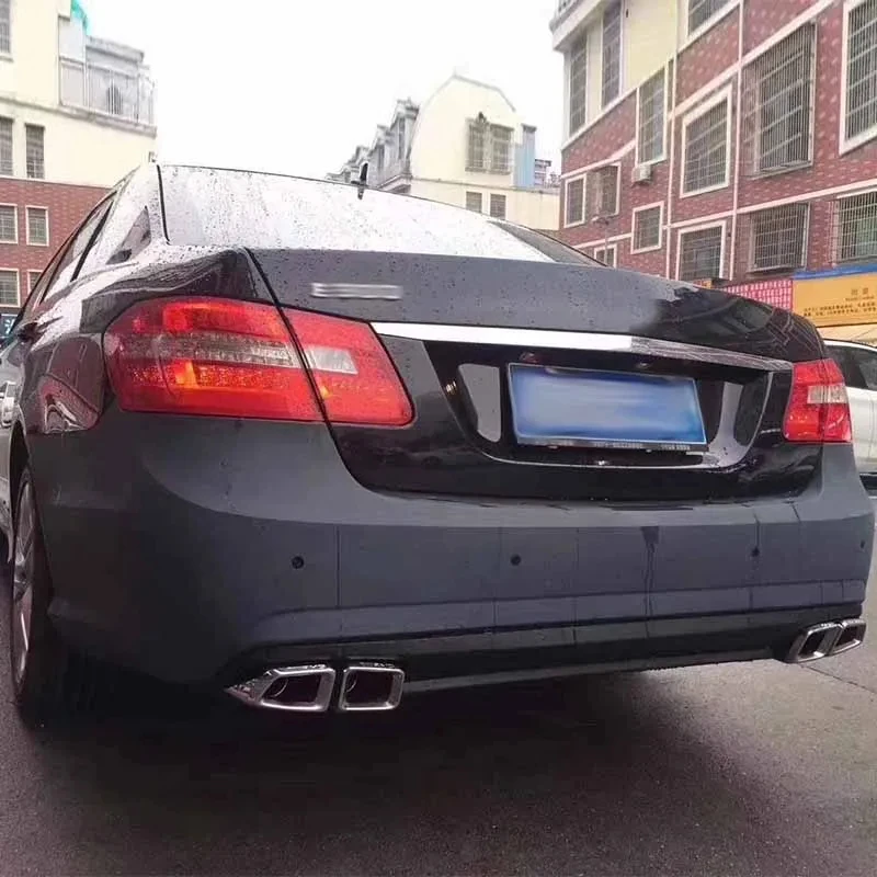 for Bodykit E200 E300 W212 E Class Tuning Upgrade E63 Design Body Kit Spoiler Lip Bumper Hood view 5