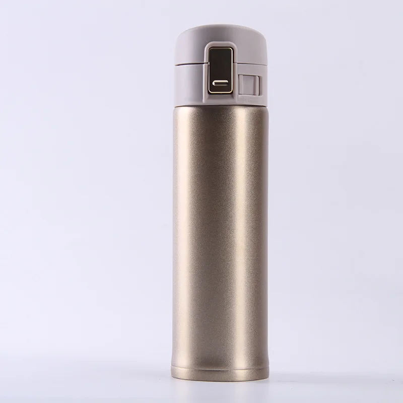 جديد الفولاذ المقاوم للصدأ ترتد غطاء كوب الترمس في الهواء الطلق المحمولة سيارة هدية كوب ماء موضة الأعمال كوب مستقيم