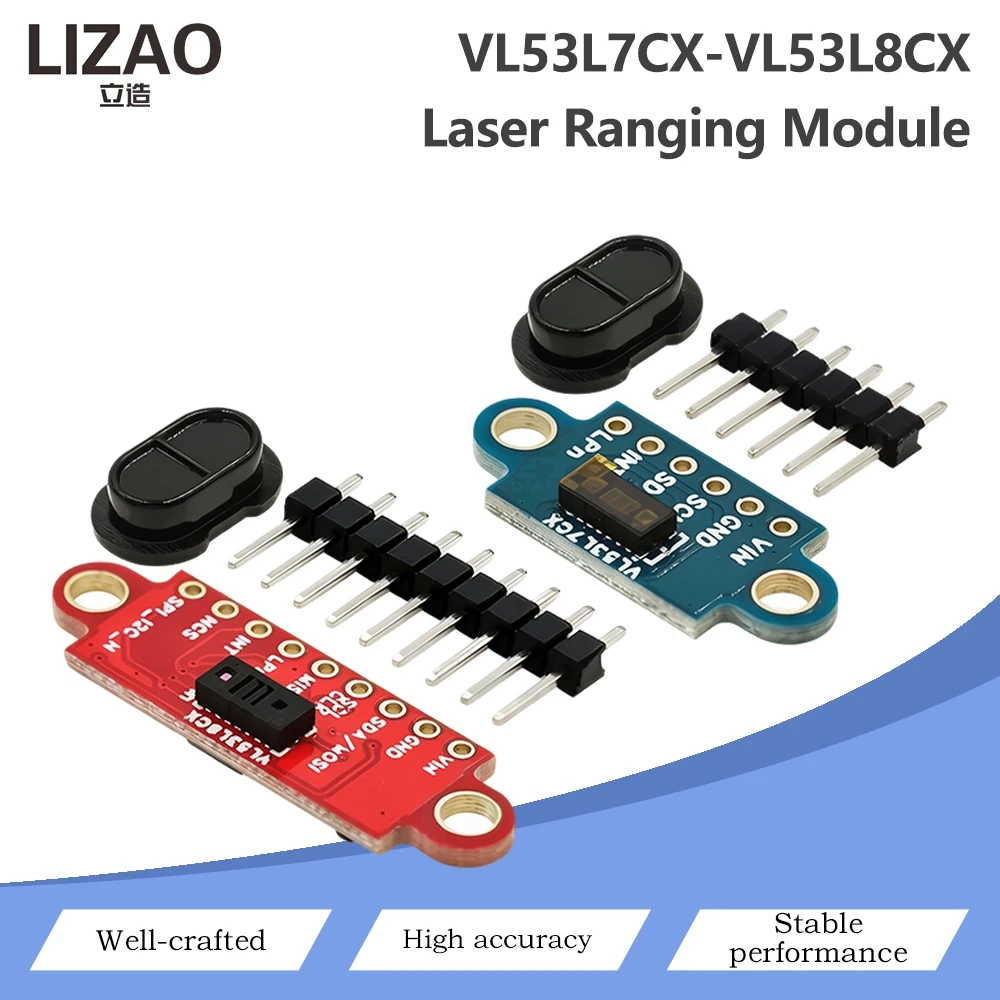 VL53L7CX VL53L8CX Laser Ranging Module ToF Time-of-Flight Multi-zone Distance Sensor I2C SPI Breakout Board For Arduino