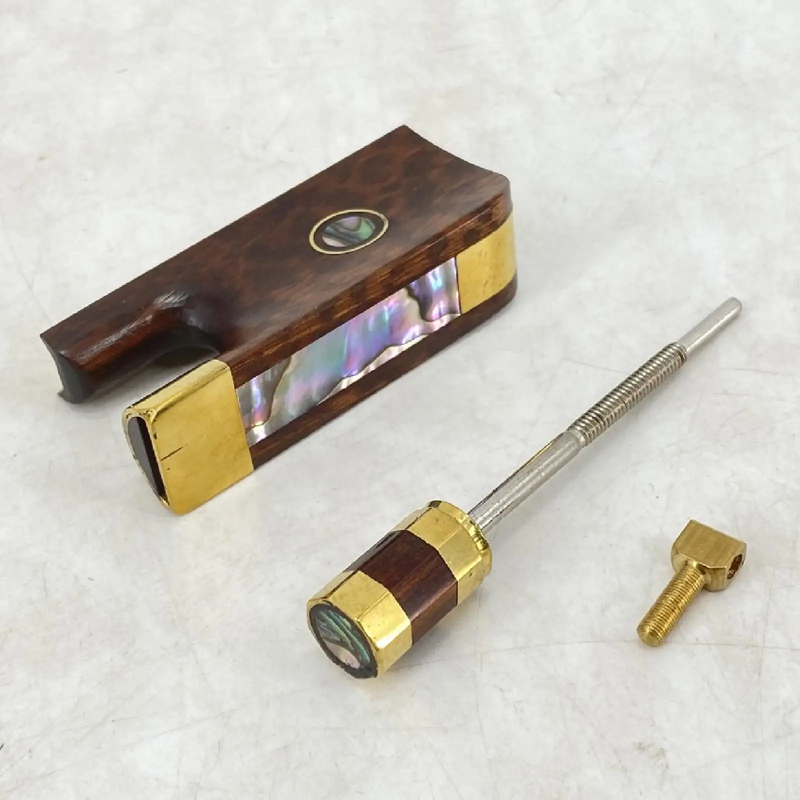 Cello Bow Frog Spare Part Compact Sturdy Accessory Set for Musical Instrument Repair Enhanced Sound and Easy Installation