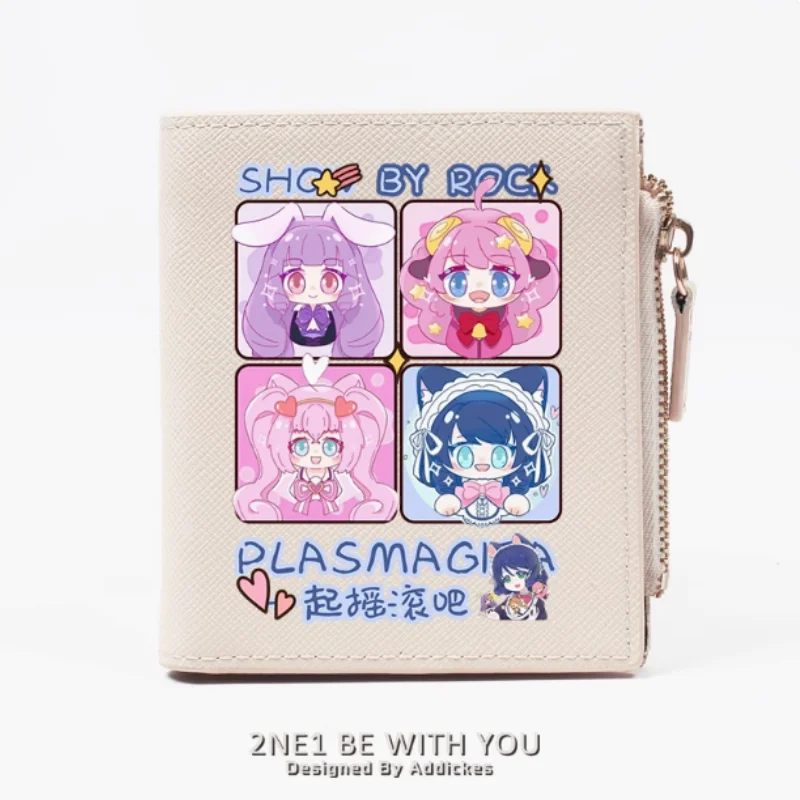 

Anime SHOW BY ROCK Zipper Fashion Wallets PU Purse Card Holder Money Bag Gift 2132 Cosplay