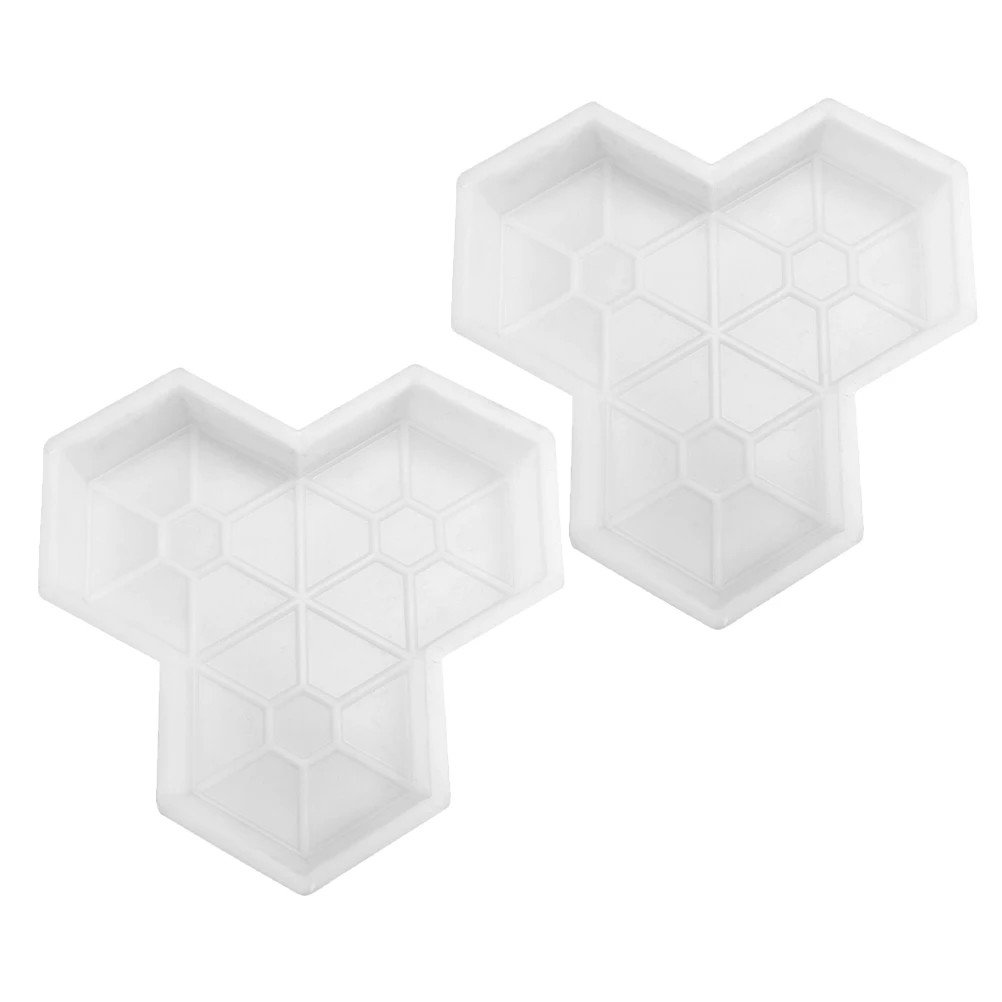 

2 Pcs Road Slab Mold Driveway Brick Cobblestone Paver Autumn Diy Fall Molds Candy Polypropylene Food Cookie Cutters