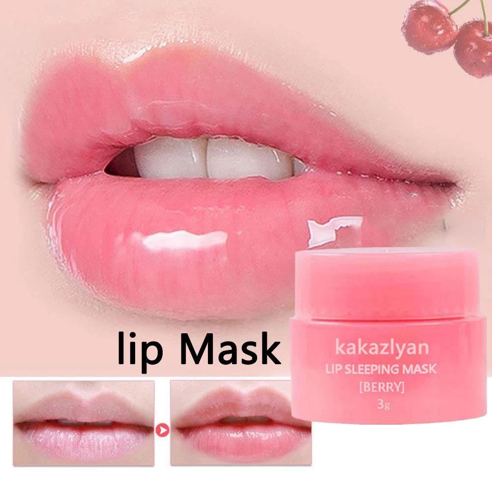 

3g South Korea Jelly Lip Sleep Mask Fades Lips Lines Anti-Cracking Night Sleep Maintenance Moisturizing For Lip Care Lipstick