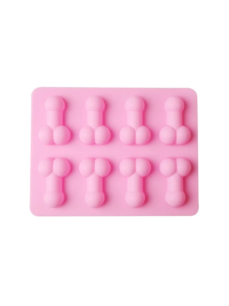 Sexy Penis Cake Mold Dick Ice Cube Tray Silicone Mold Candle Soap Moulds Chocolate Mould Mini Ice Cream Forms Sugar Craft Tools