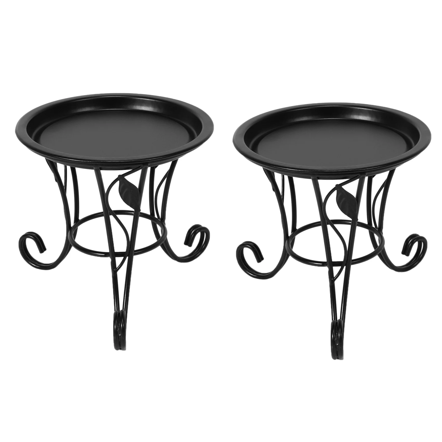 ABBY-2X النمط الأوروبي بسيط زهرة صغيرة حامل اناء للزهور زهرة عصاري الجرف حامل حديد + لوحة حديد لشرفة سطح المكتب