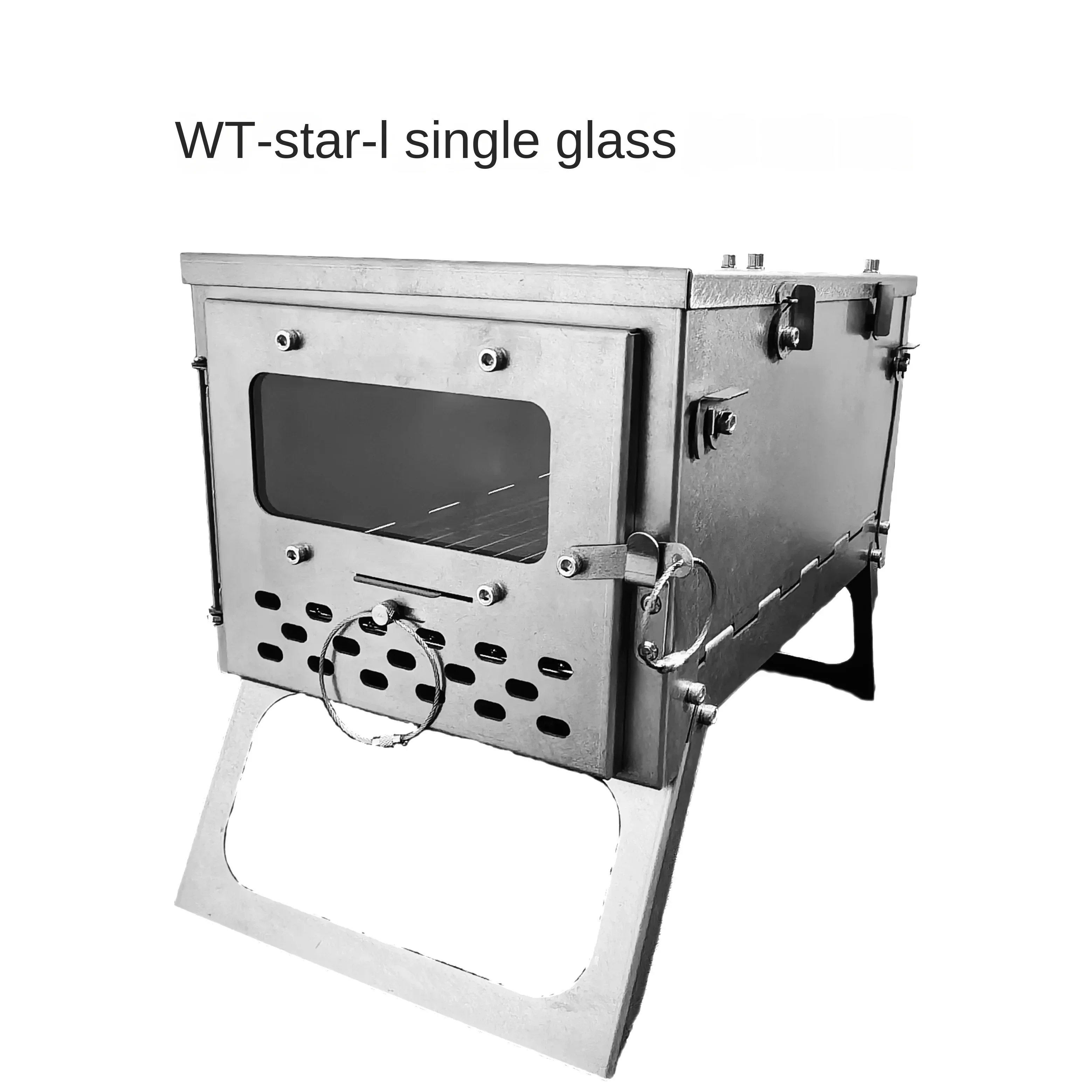 Wt star-tiチタン合金折りたたみ薪ストーブ,ストーブ,暖房,ハイキング