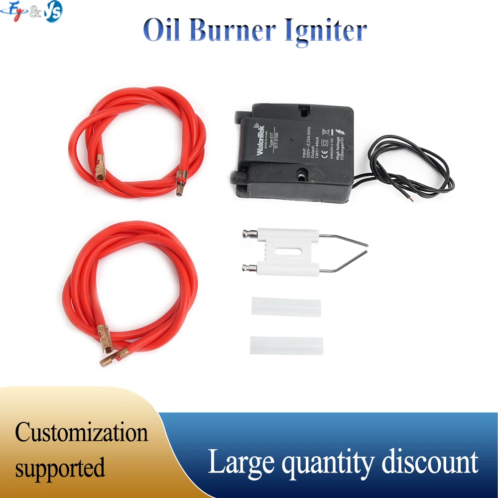 Burner Igniter High Voltage Pulse Igniter Convertor 15KV Ignitor Transformer High Voltage Ignition Cables For Waste Oil Burner