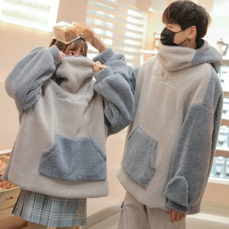 2023 Kawaii Shark Shape Hoodie for Women Cute and Funny Coat Korean Fashion Loose All-match Oversized Thicken Hoodie