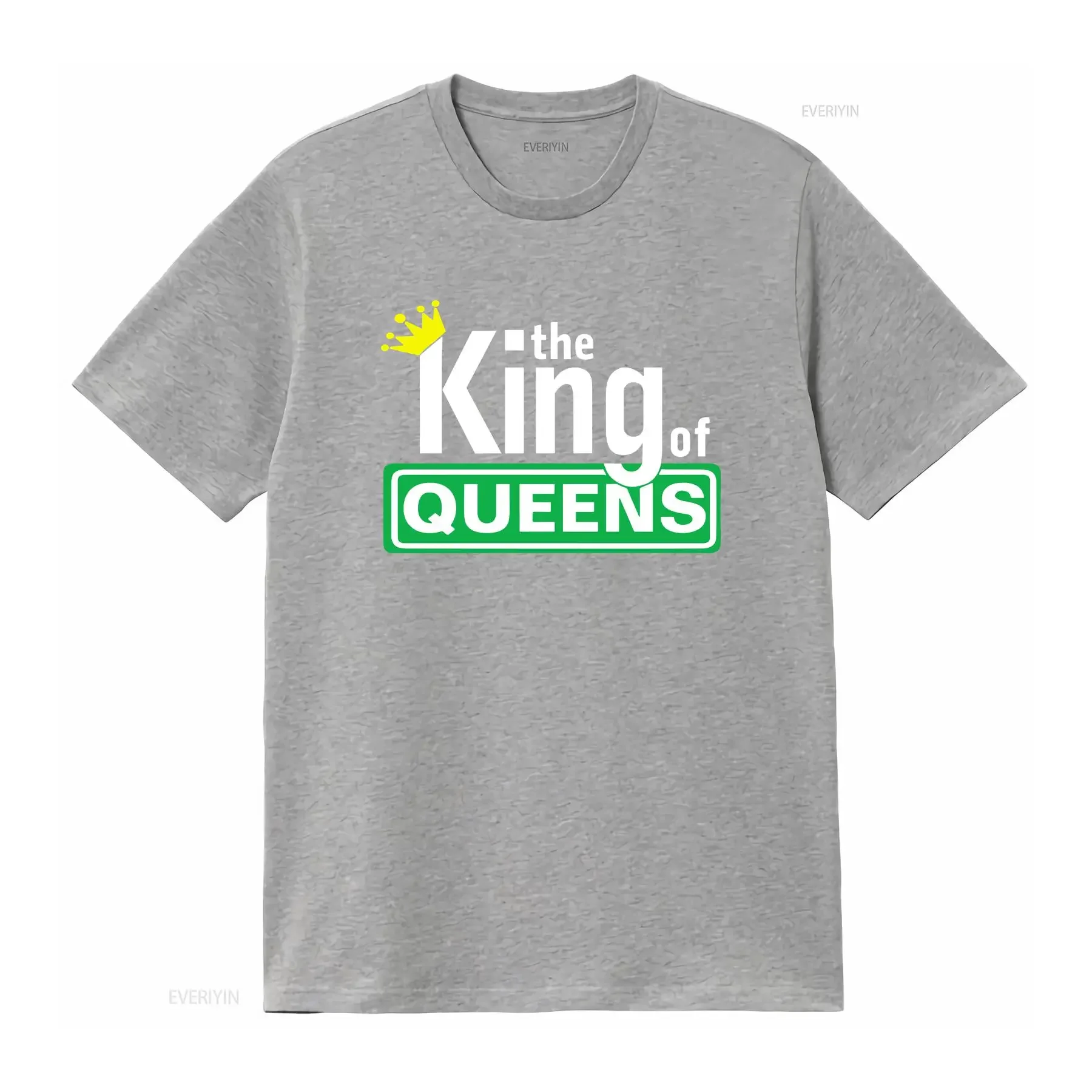 The King Of Queens Logo T Shirt TV Show Fan vintage Washed Stylish Slightly Stretched Top For Everyday Wear Casual Versatile image 4
