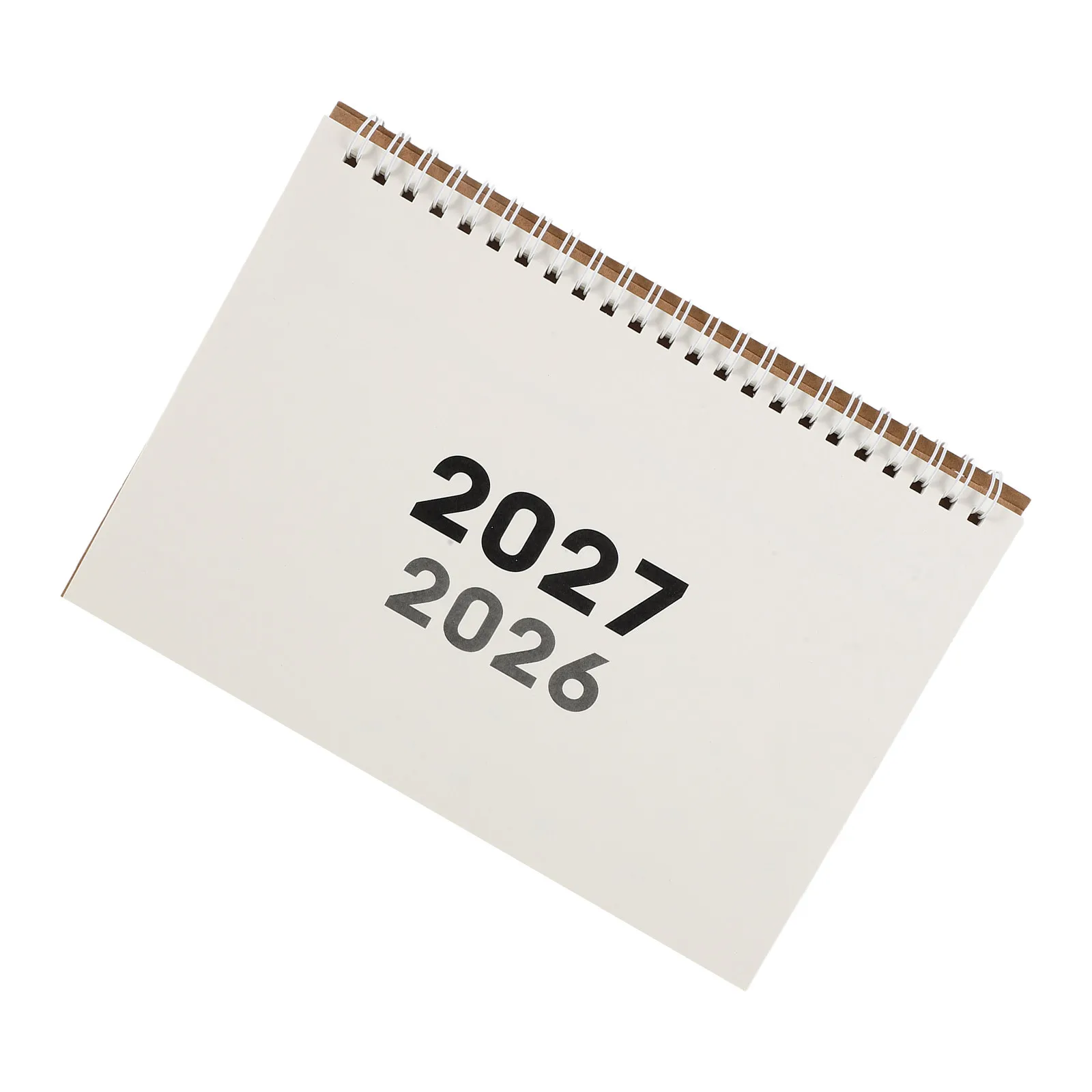 2027 Standing Desk Calendar Horizontal Monthly Planner Spiral Flip Note Pad Scheduling Events Meetings Office Home 8.3x5.9