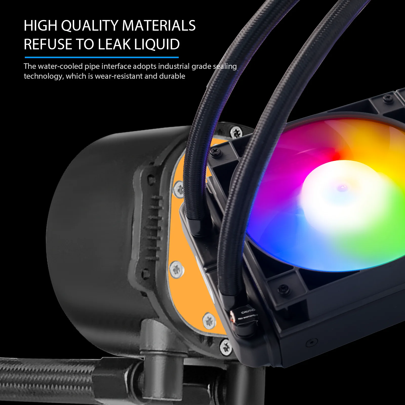 Wit Water Koeler Cpu Koeling Computer Rgb Argb Waterkoeling Heatsink Geïntegreerde Cpu Koeler Ventilator Radiator Lga 1700/2011/Am4/Am5