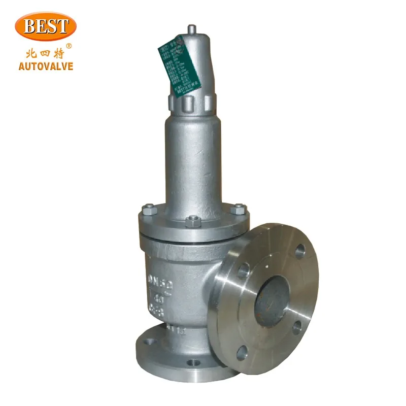 AQ204 Series Safety Valve Carbon Steel  Stainless Steel Spring Full Lift Flanged Type High Pressure Safety Valve