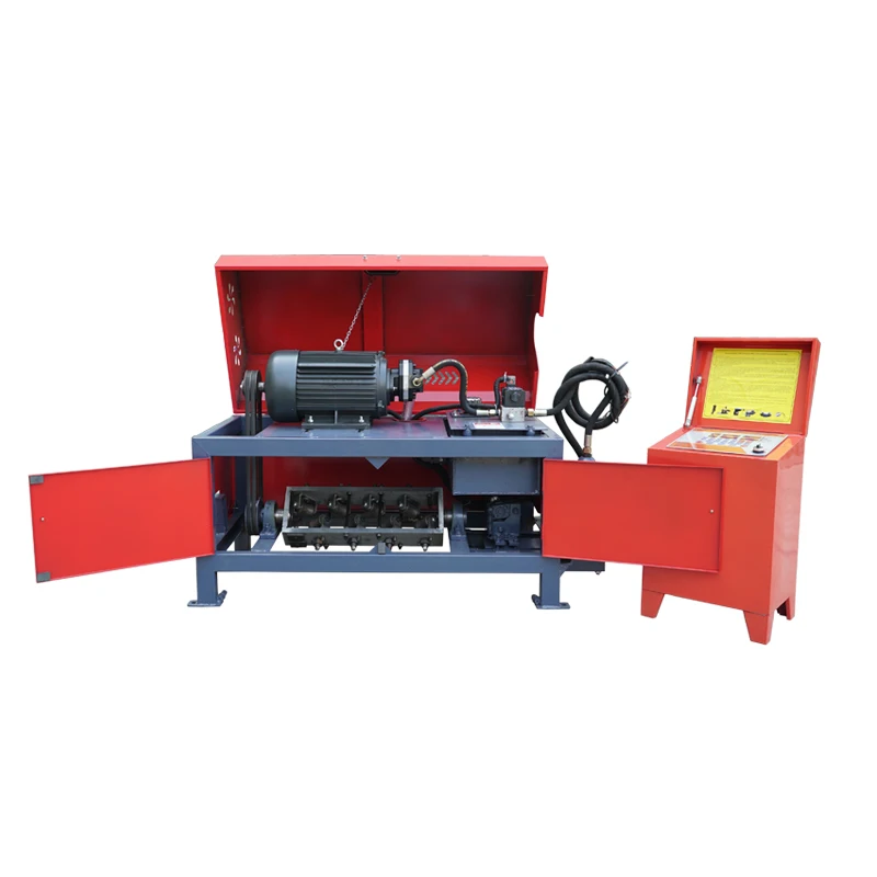GT4-10 Automatic Steel Bar Rebar Straightening And Cutting Machine With PLC Motor High Productivity Easy To Operate