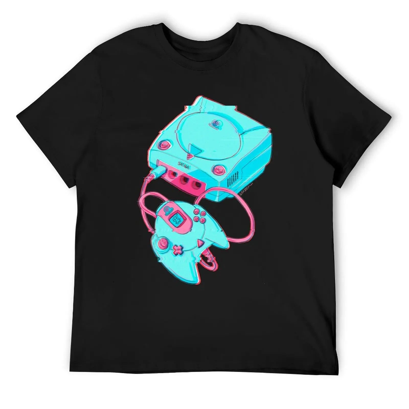 Dreamcast Vaporwave T-Shirt plain Aesthetic clothing animal prinfor boys plus size men clothing