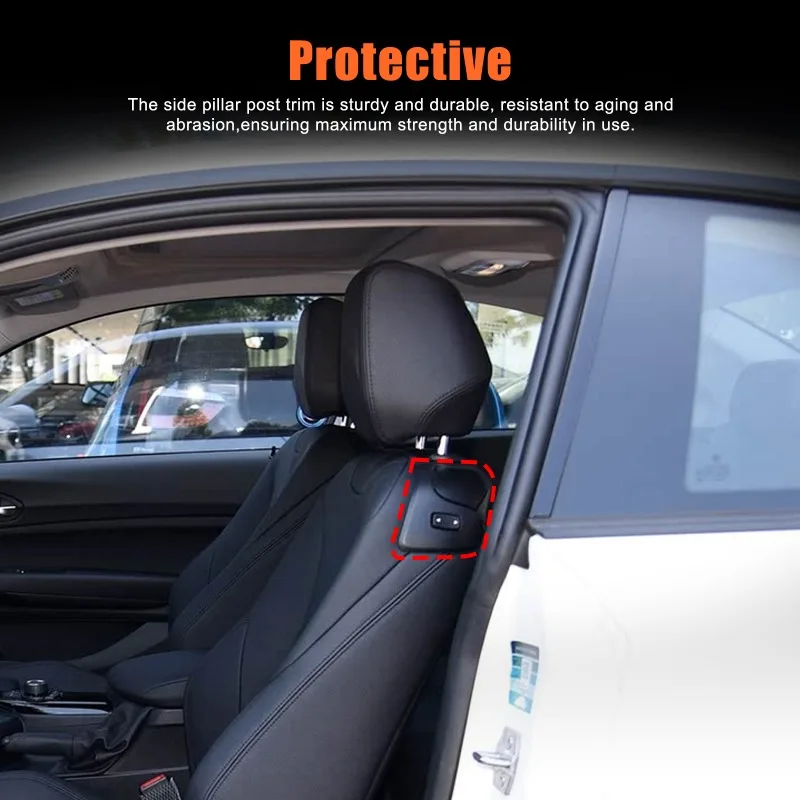 

ABS Front Seat Fold-Down Switch Cover for 2014-2019 BMW 2 Series Coupe F22 (with Power Adjustment) Car Accessories