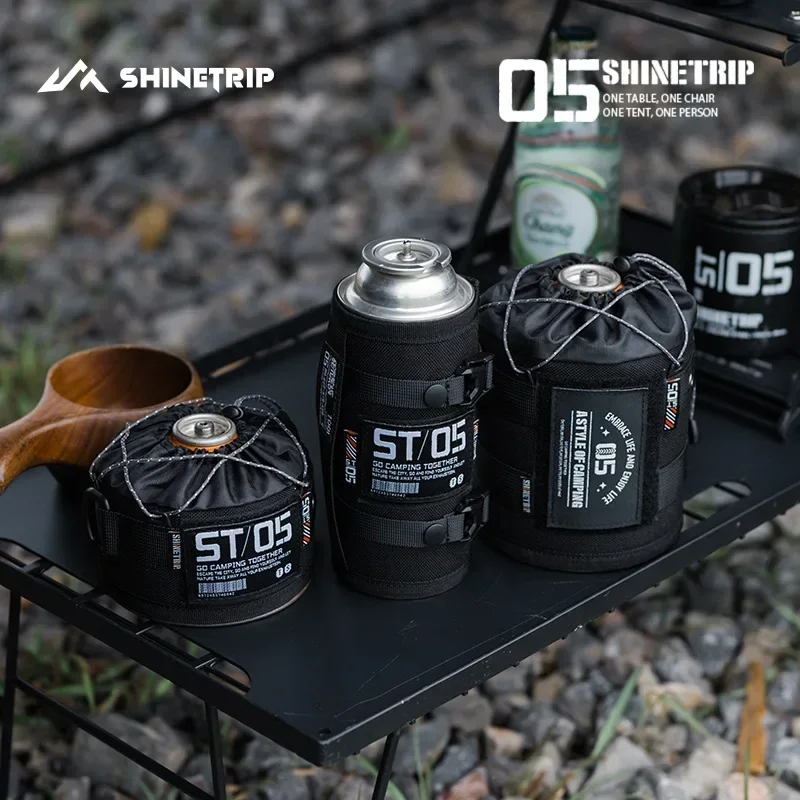 

ShineTrip Camping Gas cylinder sleeve Cylinder Cover Anti-Fall Fuel Cylinder Storage Bag Air Bottle Wrap Sleeve