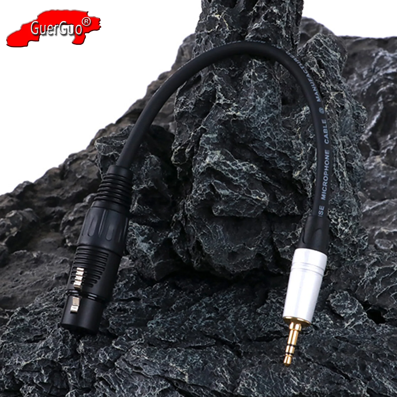 

Plastic Shell 3Pin XLR Female to AUX 3.5mm 1/8" Male Jack Interconnect Audio Extension Cable for Active Speaker Amplifier Mixer