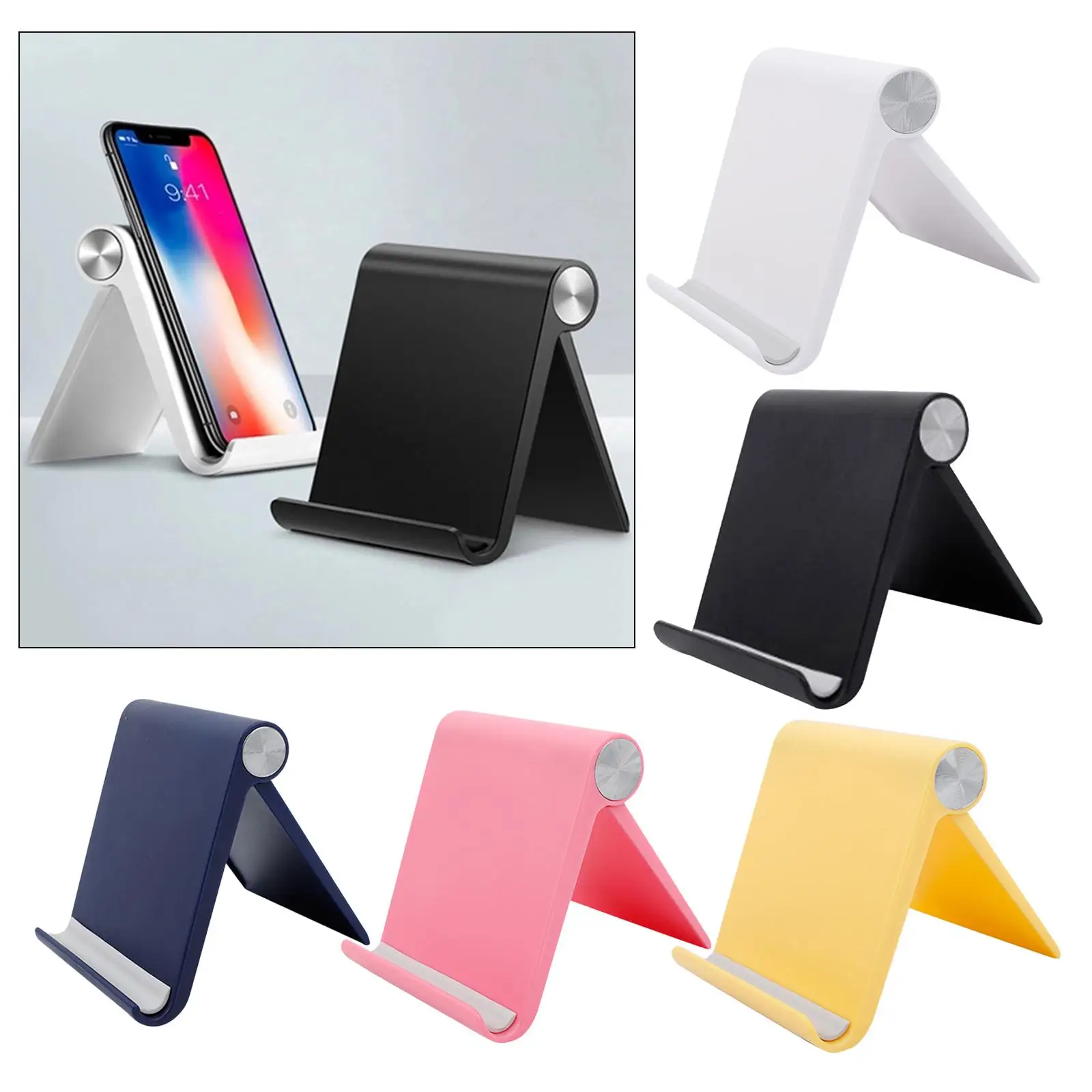 Universal Adjustable Phone Tablet Stand Cookbook Holder Portable for