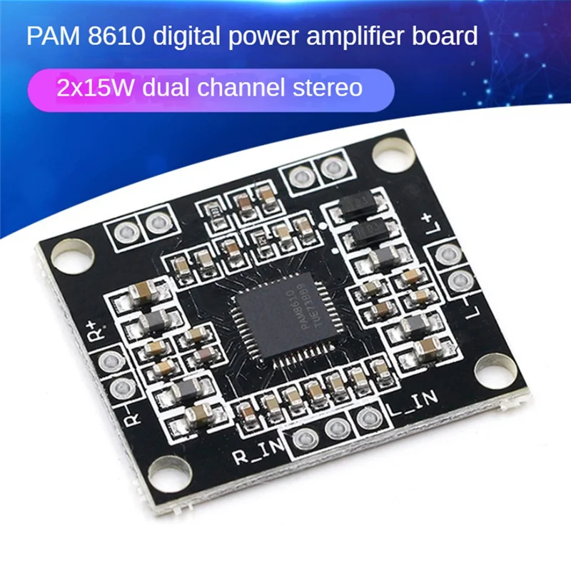 AY14 -5Pcs PAM8610 Modul Digitale 2X15W Audio Power Verstärker Bord DC7-15V Dual Channel Stereo Sound verstärker Module