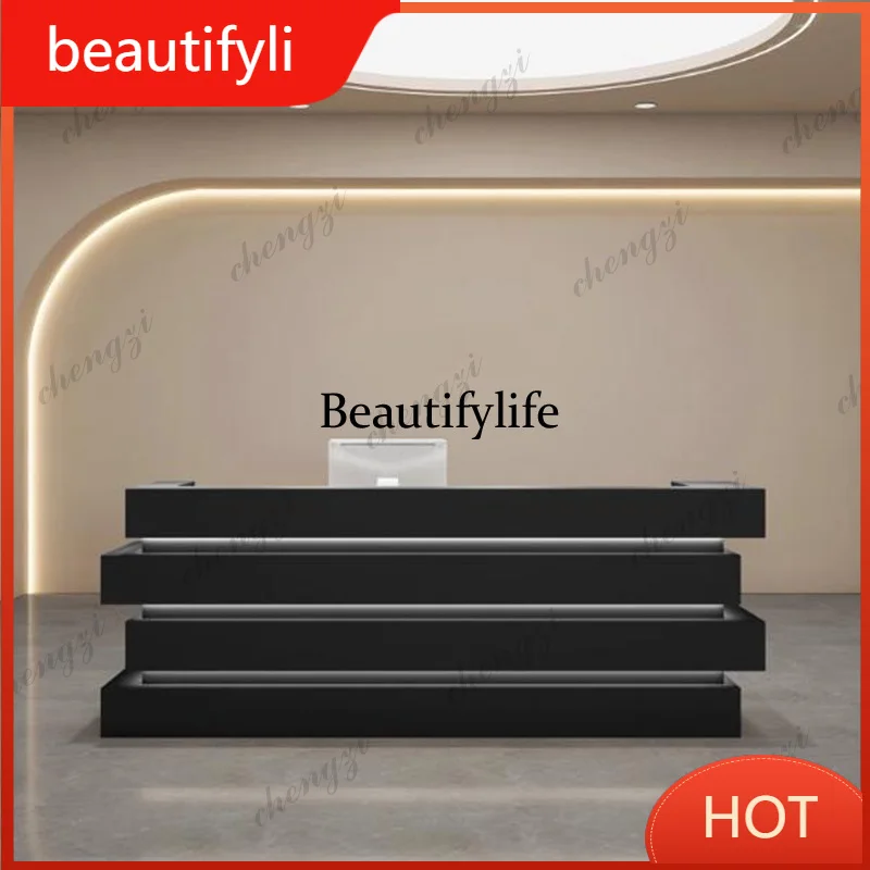 A139 Unique Modern Reception Desks Small White Organizers Best Reception Desks Nail Led Lights Mostrador De Tienda Trendy Furnit