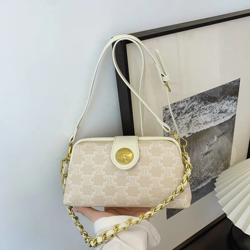 

Elegant Women's Leather Classic Stylish Fashion Shoulder Tote Bag Luxury Designer Crossbody Handbag For Daily Elegant Dressing