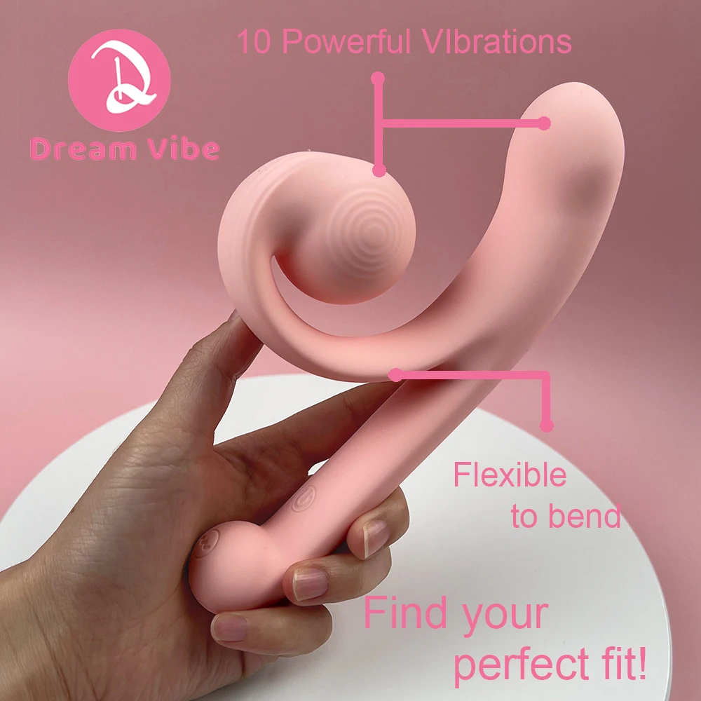 Pink Snail Vibrator G-spot Dildo Penetration Flexbile Snail for Perfect Clit Fit Stimulaiton 10 Modes Pleasur Sex Toy for Woman - Image 2