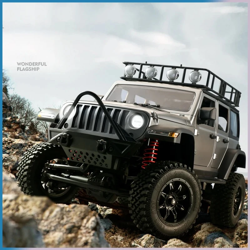 RC Crawler 4x4 Car MN128  2.4G Climbing Buggy Professional with LED Light Full Scale Remote Control Cars Toys for Boys Gift view 2