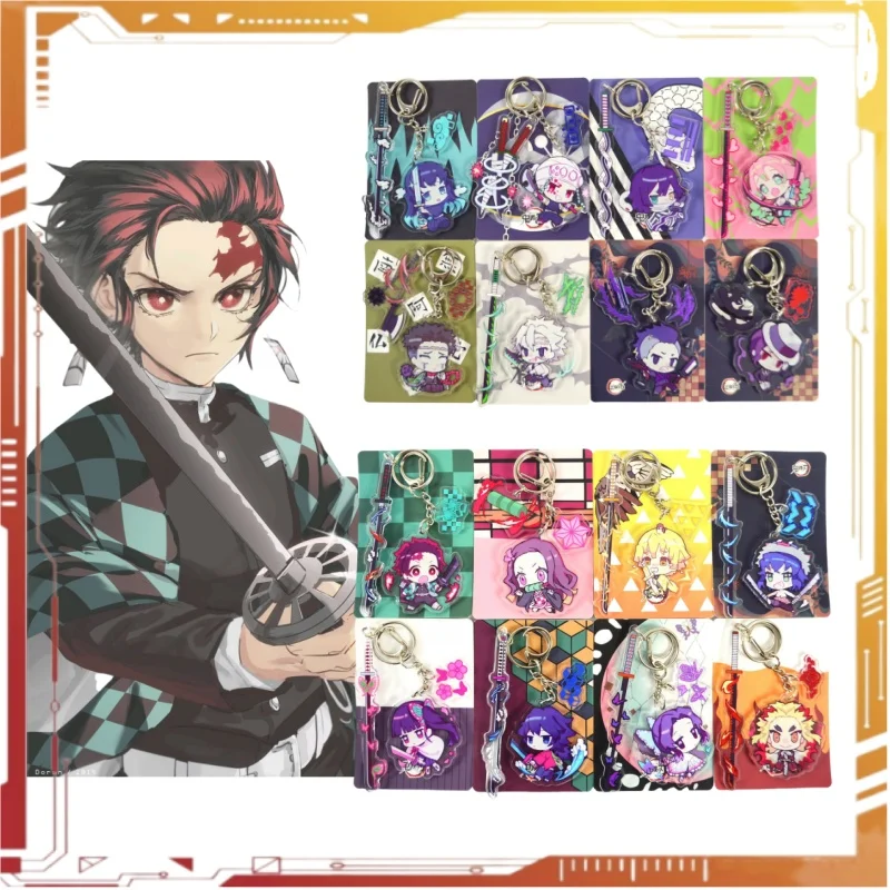

Аниме Demon Slayer акриловый брелок-фигуркаTanjirou Nezuko Tomoe Gomorau Zouma Monzekoro Gokudera Makot кулон брелок ACG подарок