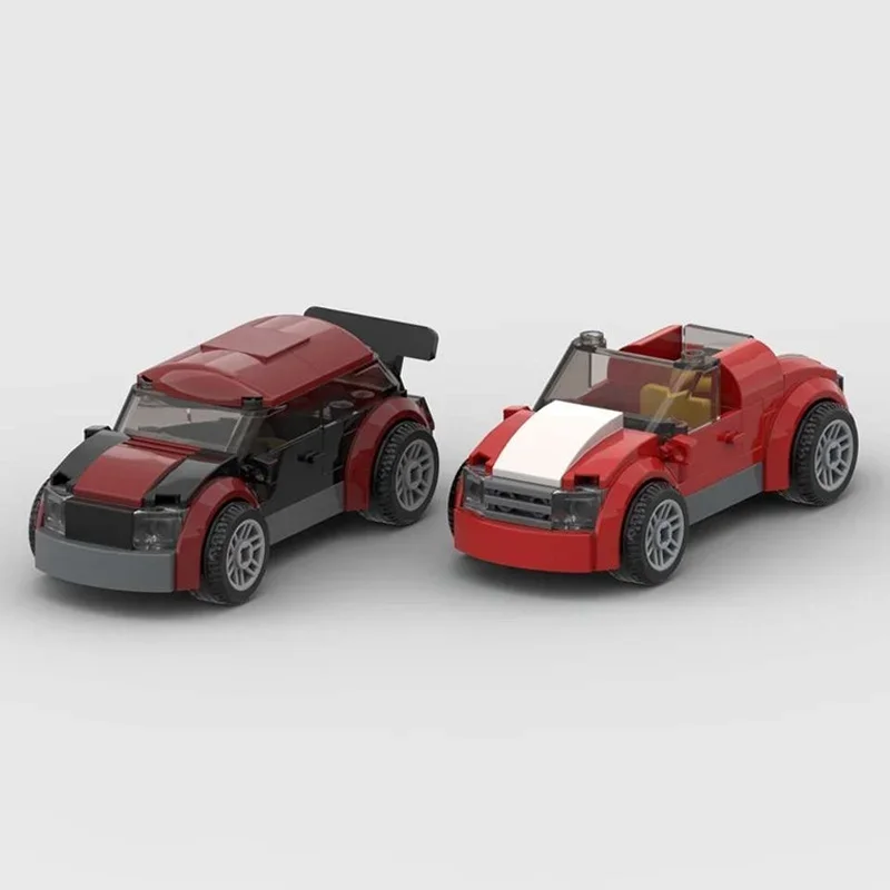 368 stücke MOC Eisenbahn Auto Transport Zug Modell Bausteine Bau Weihnachten Geschenke Montieren Spielzeug DIY Kreative Idee Kinder