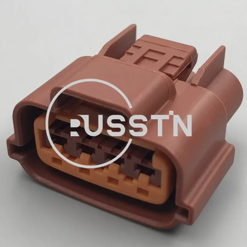 

1 комплект, автомобильный водонепроницаемый разъем с 4 отверстиями, вилка датчика угла кулака, коричневая кабельная розетка в сборе переменного тока 6098-0309 6189-7713