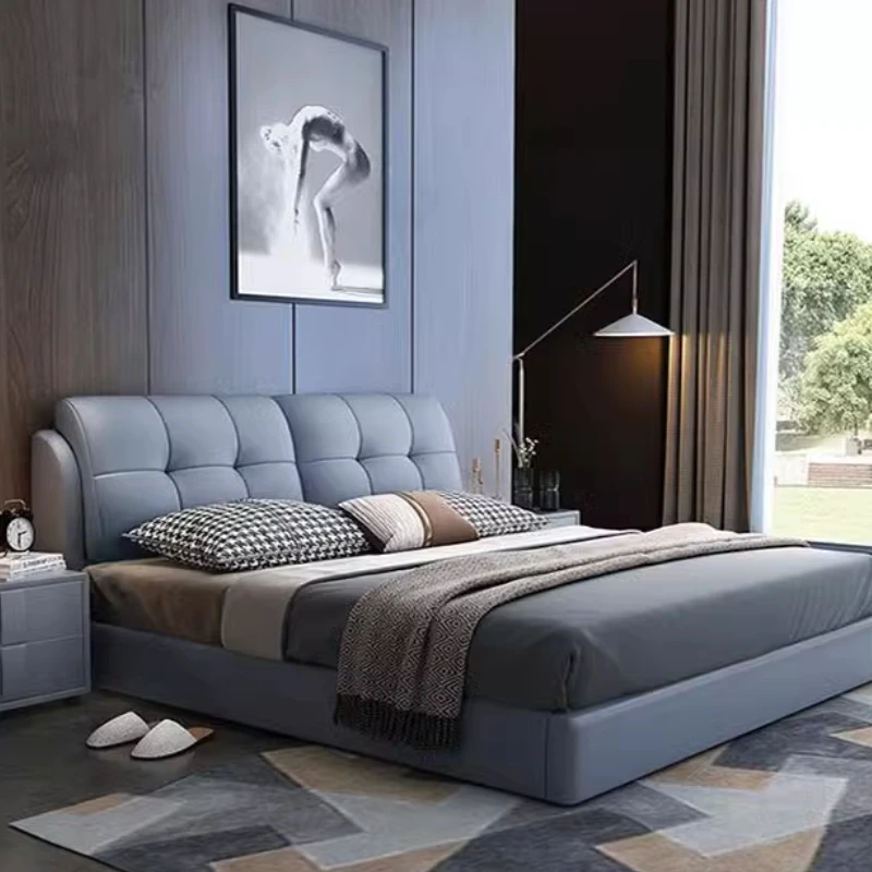 Bed With Mattress Base Kingsize Queen Size Bases Frames Full Frame Double Beds King Sofa Twin Storage Luxury Bedroom Furniture