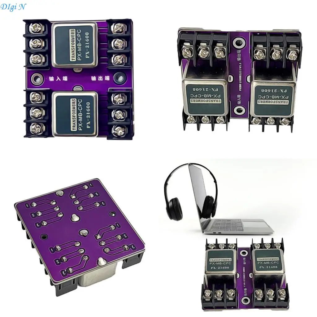 

Balanced And Unbalanced Conversion Permalloy Sound Isolation Changer Sound Isolator 600:600 20Hz-20Khz PX-21608 R2LB